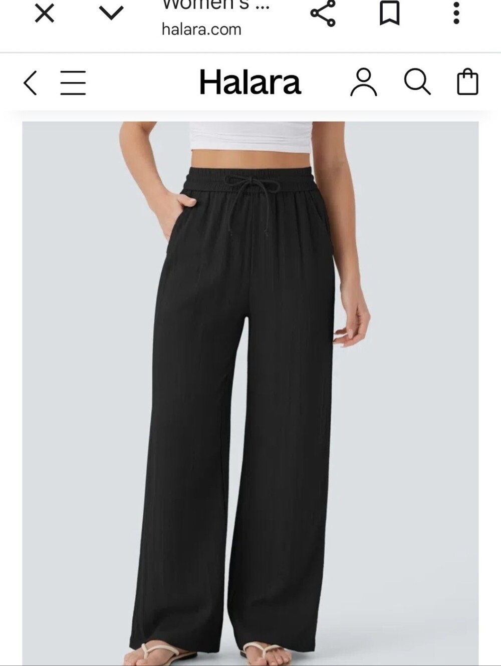 HALARA Dress Black Pants